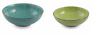Set 2 Insalatiere in Gres Villa d'Este Home Tivoli Baita Turchese e Verde