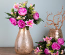 Set 2 Bouquet Artificiale con Peonie Altezza 51 cm 