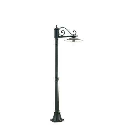 acquista Lampada Palo Paletto Colore Grigio per Esterno Linea Piatto Antico Sovil