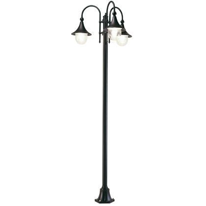 Lampada Palo per Giardino Alto Tre Luci Colore Nero per Esterno Linea Lampara Sovil online
