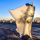 Set 2 Cappucci di Protezione per Piante in TNT 100X80 cm Sacchi Antigelo Telo Copri Pianta