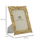 Cornice Fern 21,4x2x26,5 cm in Poliresina e Vetro