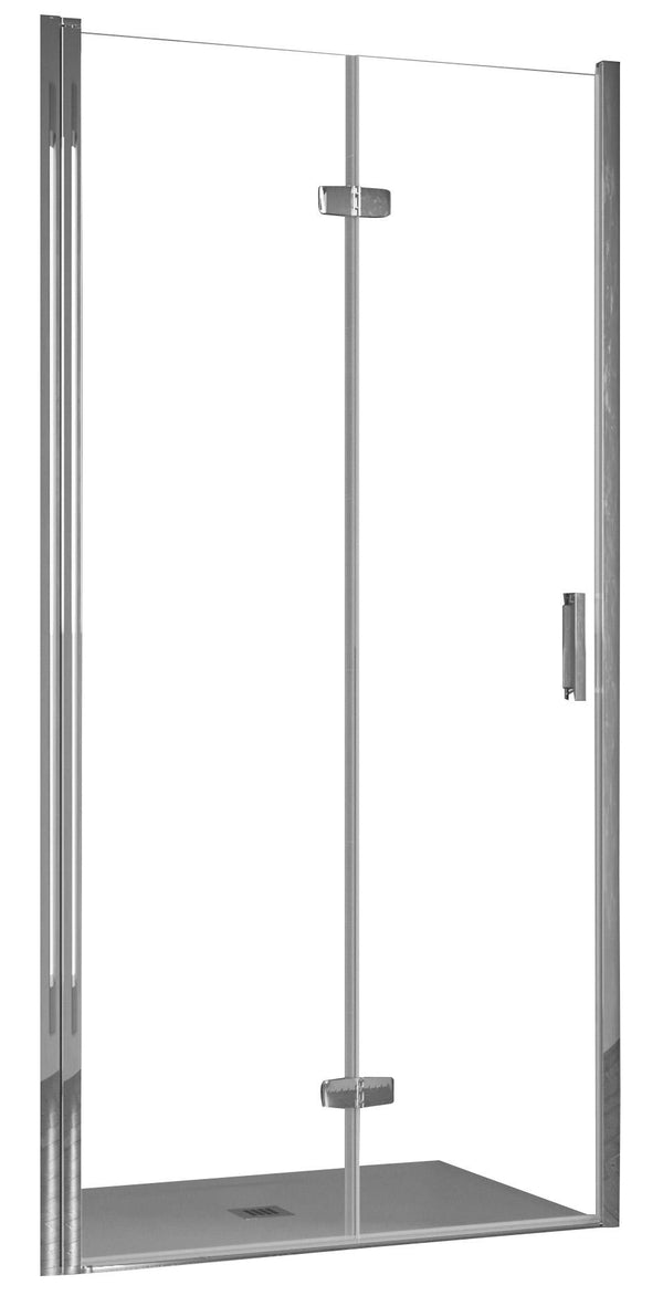 Porta Parete Doccia 1 Anta a Libro in Cristallo Trasparente 6mm H195 Bonussi Fiona Varie Misure acquista