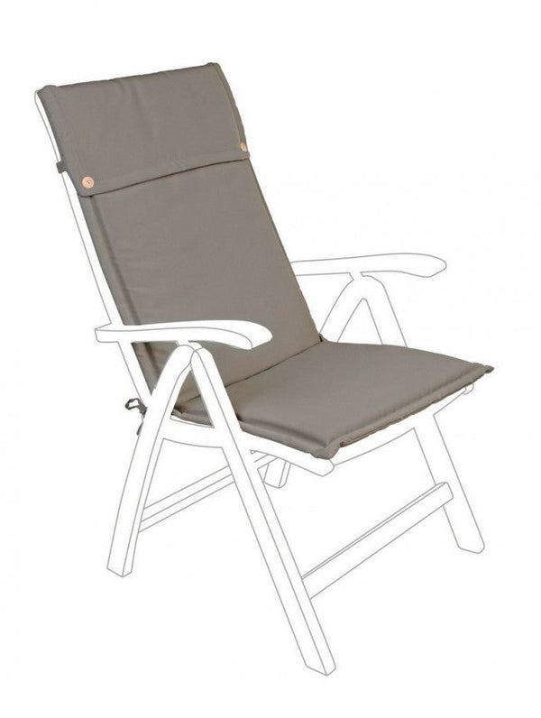 sconto Cuscino Poly180 Choco Schienale Alto in Tessuto per Esterno