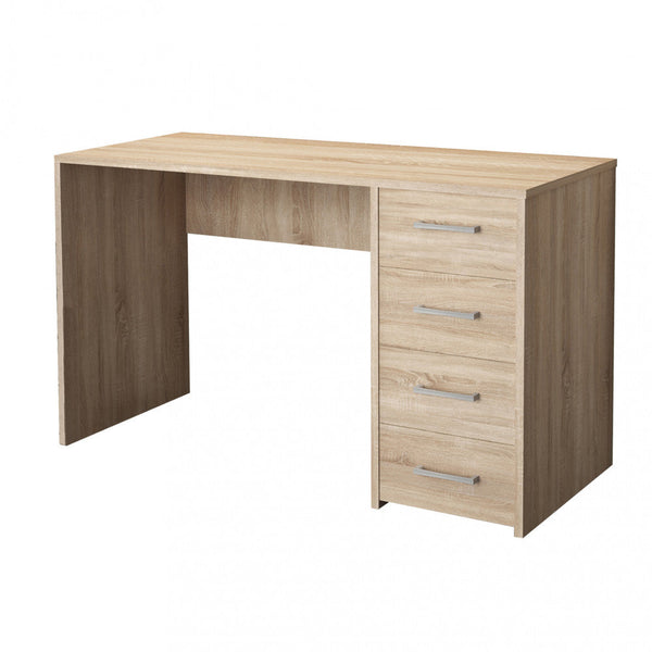 online Scrivania Porta Pc Topaz Quercia Chiaro 120x50x74 h cm in Truciolare bilaminato Marrone