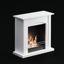 Camino a Bioetanolo da Pavimento 70x30x70 cm 2000W 1L Matera Bianco 