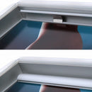 Bacheca con Apertura a Ribalta 70x100 cm in Alluminio Retroilluminata con Led Porta Poster Silver