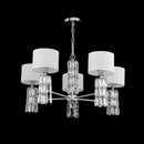 Lampadario Modern in Metallo e Vetro Talento Cromo