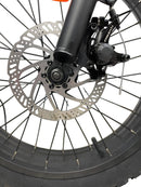 Fat-Bike Bicicletta Elettrica Pieghevole 36V a Pedalata Assistita 20"" 250W Sand 400 Nera