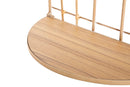 Mensola Doppia Arch 34,5x18x45,5 cm in Rattan
