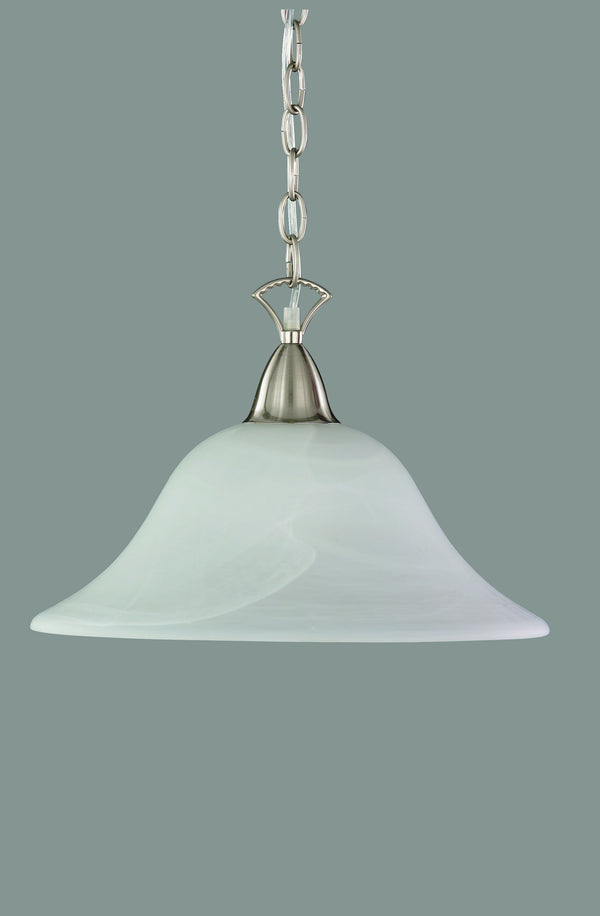 sconto Lampada a Sospensione da Interno E27 in Metallo Nickel Opaco
