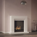 Camino a Bioetanolo da Pavimento 100x30x88 cm 2500W 1,8L Udine Bianco 