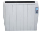 Radiatore Elettrico Ceramico da Parete 69x58cm 1000W Chemin'Arte Bianco