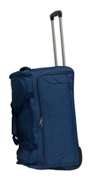 Borsone Trolley Medio Ultraleggero con Ruote in Poliestere Ravizzoni Bacco Blu