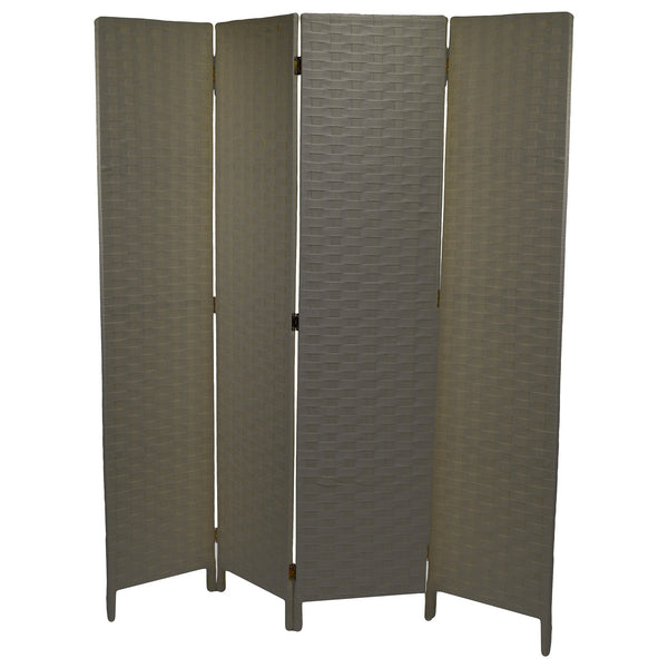 Separè Divisorio in Poliestere 4 Ante Tortora sconto