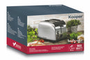 Tostapane Elettrico 900W Kooper Toasty Cromo