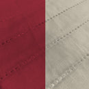 Copridivano Impermeabile Trapuntato Double Face in Microfibra Bordeaux\/Panna Varie Misure