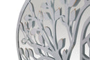 Pannello Bianco Nativity 120x2x60 cm in Ferro MDF e Specchio Bianco