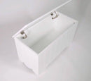 Cassapanca Baule Rettangolare in MDF 85x40x45 cm Fumer Florence Bianca