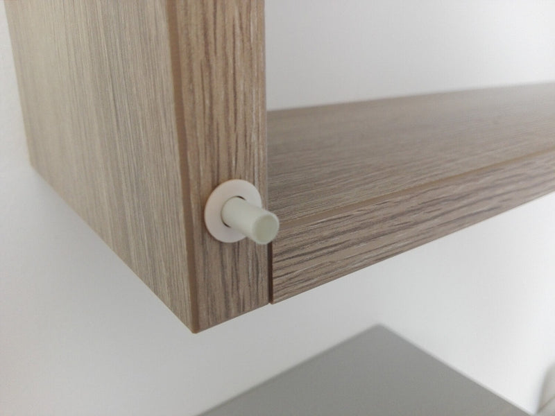 Specchio con Contenitore in Melaminico 100x18x50cm TFT Ibiza Tabacco Chiaro