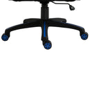 Sedia da Gaming Ergonomica 74x63x118,5- cm  Nera Blu e Giallo