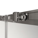 Box Doccia Angolare 70x130 cm 1 Anta Scorrevole in Cristallo Trasparente Bonussi Eliane Varie Misure