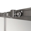 Box Doccia Angolare 70x130 cm 1 Anta Scorrevole in Cristallo Trasparente Bonussi Eliane Varie Misure