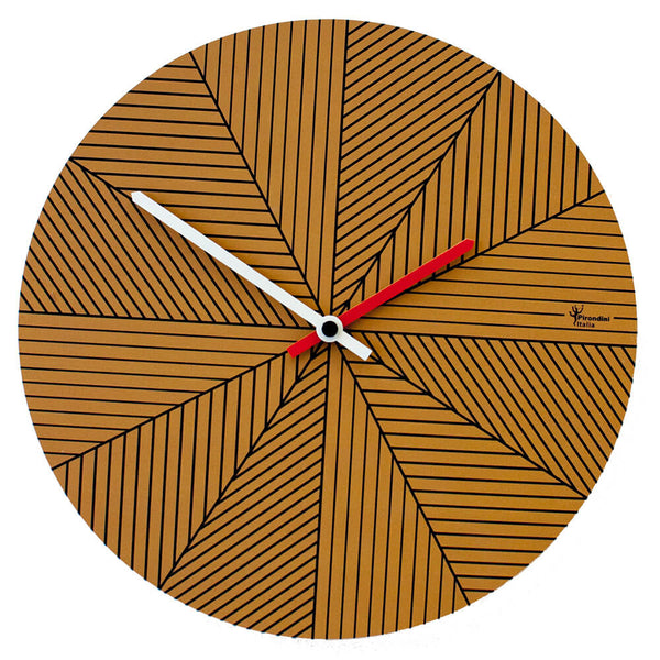 prezzo Orologio da Parete Rotondo 34Cm Pirondini Italia Cronofilla Autunno Marrone