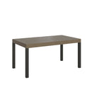  Tavolo Allungabile 160-420x90x77 cm Everyday Premium Tortora Gambe Antracite