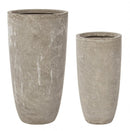 Set 2 Vasi Cement Alto Sabbia