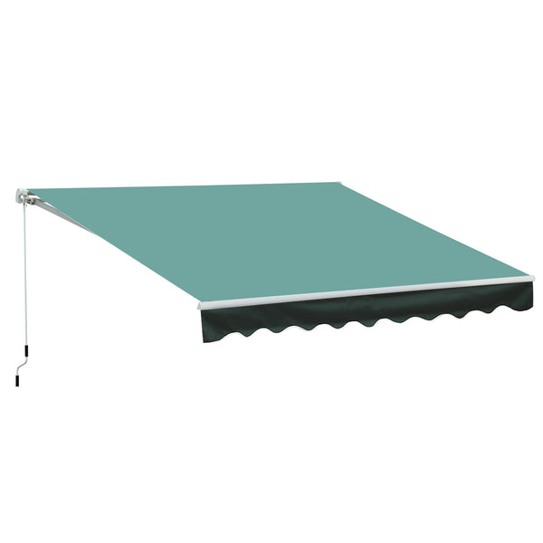 sconto Tenda da Sole 295x250 cm in Alluminio e Poliestere Verde