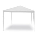 Gazebo Struttura in Acciaio Tessuto Bianco 3x2 metri