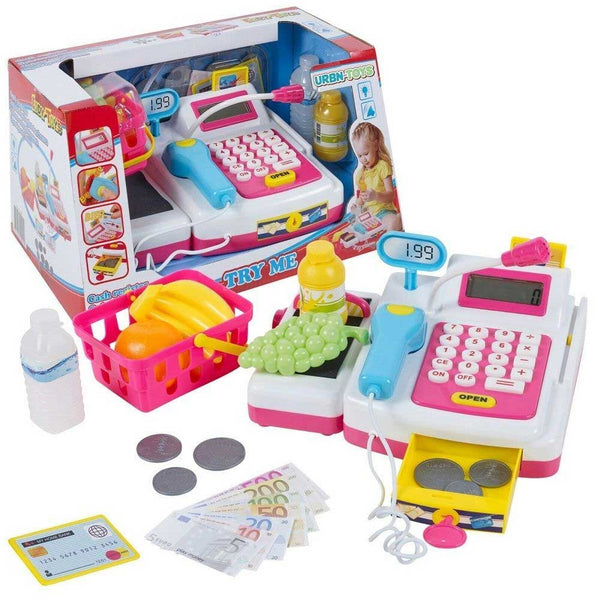 sconto Registratore di Cassa Digitale con Scanner e Calcolatrice Giocattoli per Bambini
