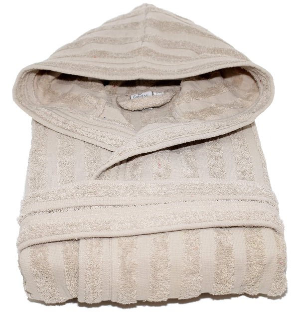 online Accappatoio in Spugna 100% Cotone Sally Lines Fango