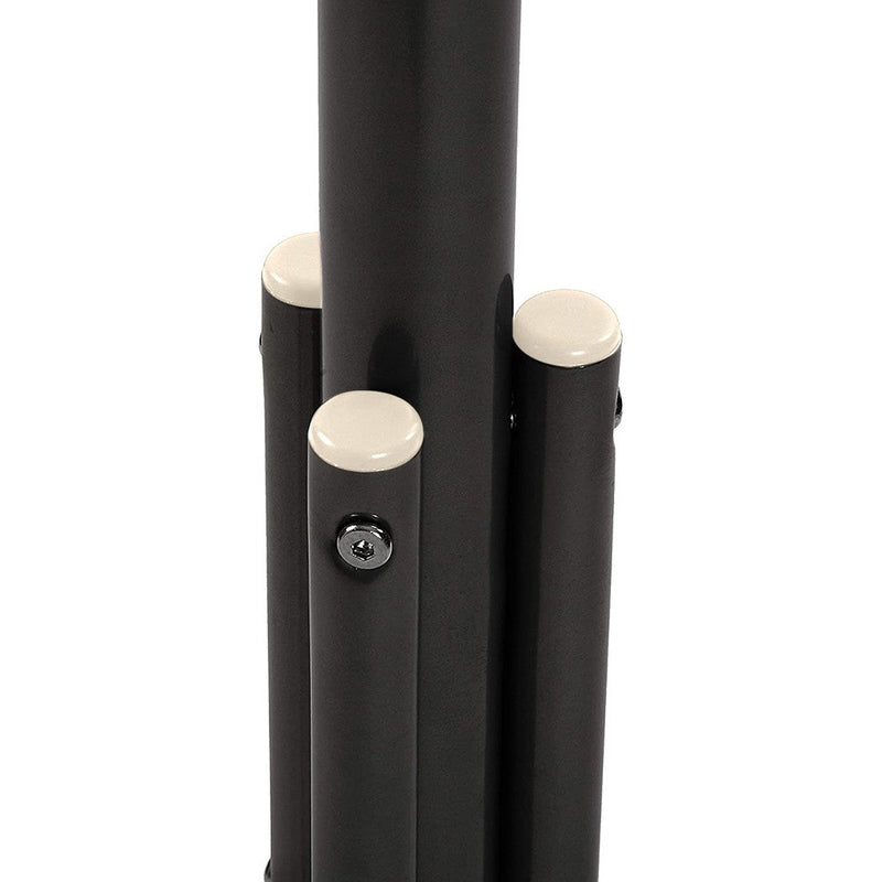 Appendiabiti da Terra H171 cm 11 Ganci in Metallo Nero