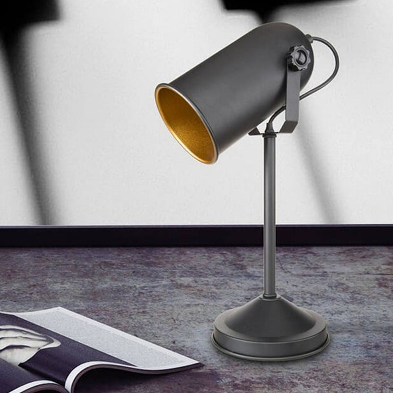 Lampada da tavolo direzionabile Tokyo  metallo nero