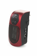 Stufa Stufetta da Parete 500W Display LCD Kooper Ghibli Rosso