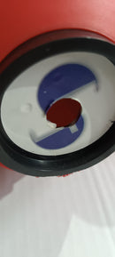 Monopattino Elettrico Deluxe a 3 Ruote 67x32x69 cm Luci LED RGB Casco e Protezioni Incluse Rosso Seconda Scelta