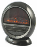 Termoventilatore Caldobagno Effetto Camino 1500W Kooper Ovetto Nero