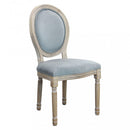 Sedia Constance 48x46x96 h cm in Velluto Grigio