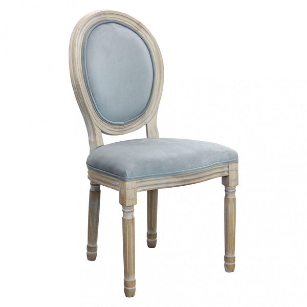 prezzo Sedia Constance 48x46x96 h cm in Velluto Grigio