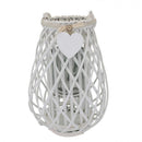 Lanterna Raymonde   in Vimini Bianco