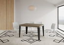  Tavolo Allungabile 140-244x90x77 cm Flame Tortora Telaio Antracite