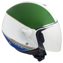 Casco Jet per Scooter Visiera Lunga CGM Italia 107I Bianco 