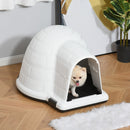 Cuccia per Cani Taglia Piccola 68,2x80x53 cm in Polipropilene Bianco