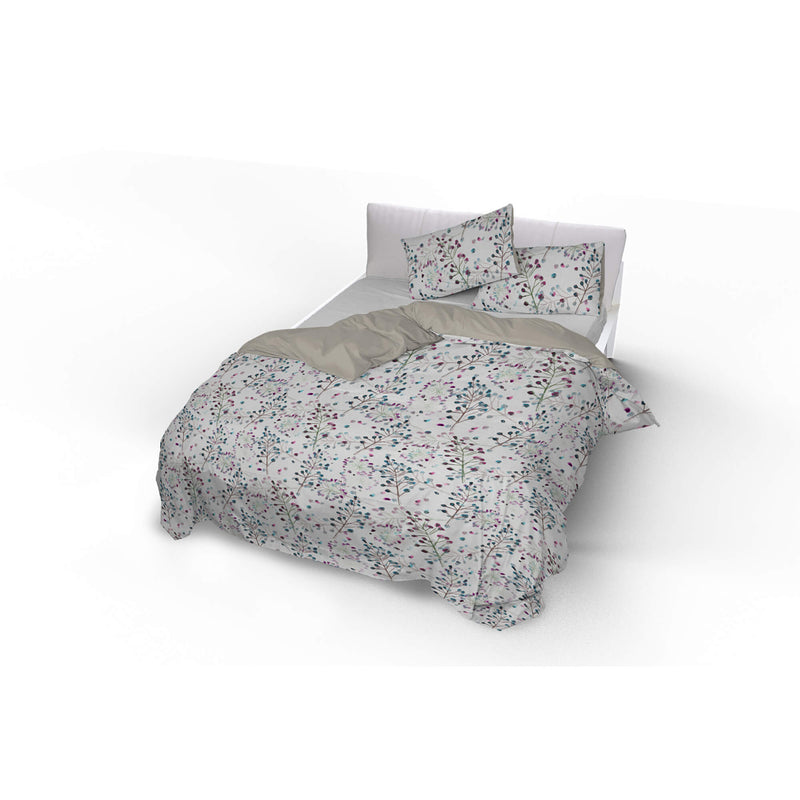 Copripiumino Double Face con Federe Stampato Flor