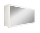 Specchio con Contenitore in Melaminico 100x18x50cm TFT Ibiza Bianco Specchio