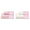Set Spugna 4 Pezzi Asciugamani Viso + Ospite con Balza Garrini Jennifer Rosa