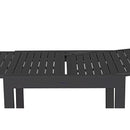 Tavolo da Giardino Allungabile 82/163x82xH75 cm in alluminio Lipari grigio