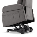 Poltrona Alzapersona Elettrica 3 motori 70x87x105 cm in Tessuto Diva Dubai Grigio